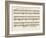 Portion of the Manuscript of Beethoven's a Flat Major Sonata, Opus 26-Ludwig Van Beethoven-Framed Giclee Print