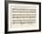 Portion of the Manuscript of Beethoven's a Flat Major Sonata, Opus 26-Ludwig Van Beethoven-Framed Giclee Print