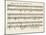 Portion of the Manuscript of Beethoven's a Flat Major Sonata, Opus 26-Ludwig Van Beethoven-Mounted Giclee Print