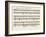 Portion of the Manuscript of Beethoven's a Flat Major Sonata, Opus 26-Ludwig Van Beethoven-Framed Giclee Print