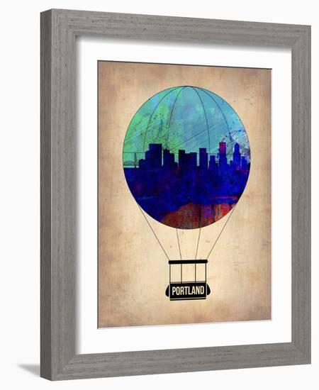 Portland Air Balloon-NaxArt-Framed Art Print