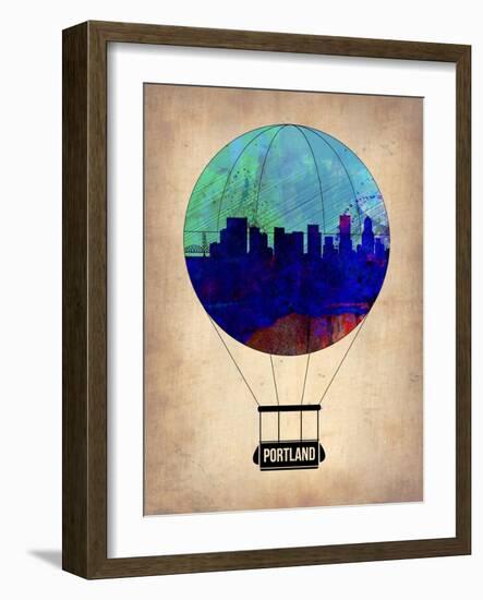 Portland Air Balloon-NaxArt-Framed Art Print