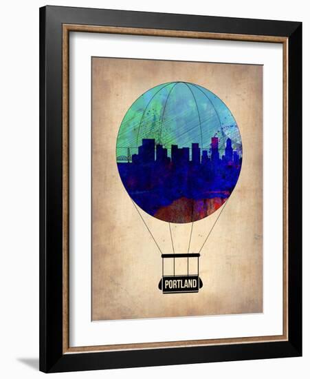 Portland Air Balloon-NaxArt-Framed Art Print