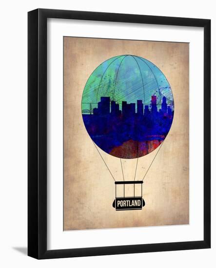 Portland Air Balloon-NaxArt-Framed Art Print