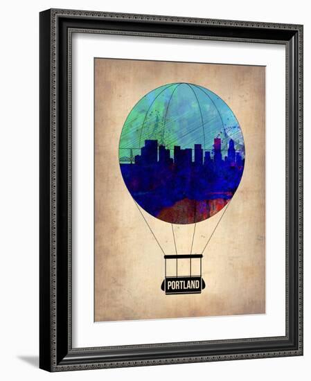 Portland Air Balloon-NaxArt-Framed Art Print