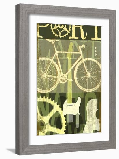 Portland Cycle-Cory Steffen-Framed Giclee Print