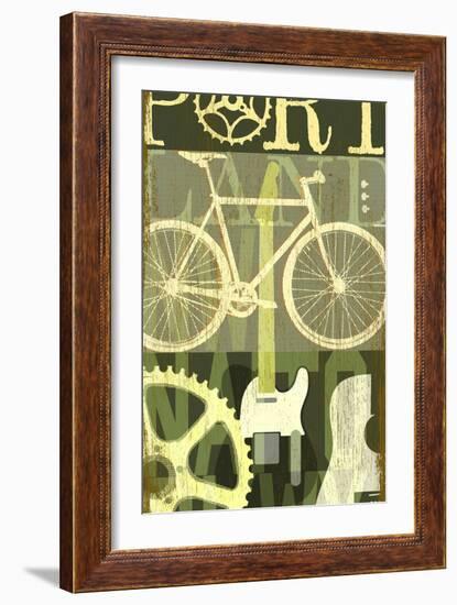 Portland Cycle-Cory Steffen-Framed Giclee Print