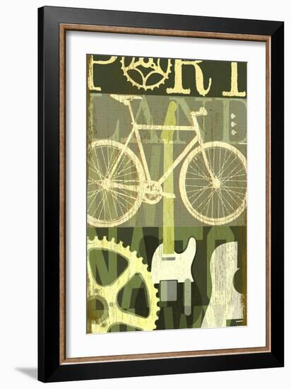 Portland Cycle-Cory Steffen-Framed Giclee Print