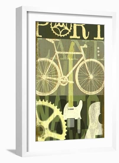 Portland Cycle-Cory Steffen-Framed Giclee Print