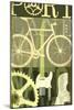 Portland Cycle-Cory Steffen-Mounted Giclee Print