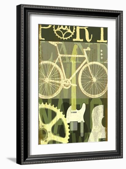 Portland Cycle-Cory Steffen-Framed Giclee Print