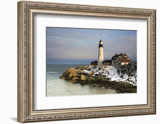 Portland Head Light, Cape Elizabeth, Casco Bay, Maine, USA-Michel Hersen-Framed Photographic Print