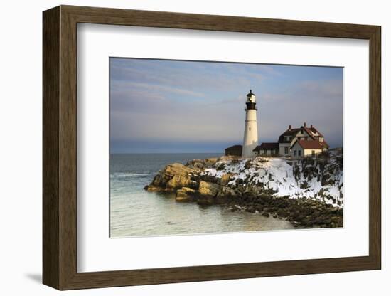 Portland Head Light, Cape Elizabeth, Casco Bay, Maine, USA-Michel Hersen-Framed Photographic Print