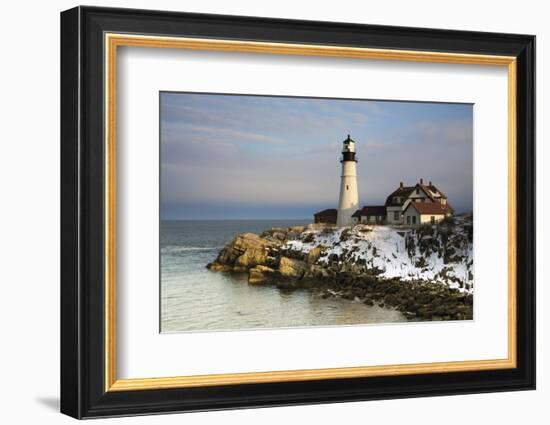 Portland Head Light, Cape Elizabeth, Casco Bay, Maine, USA-Michel Hersen-Framed Photographic Print