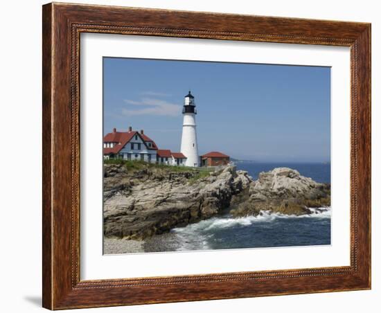 Portland Head Light, Cape Elizabeth, Maine-Keith & Rebecca Snell-Framed Photographic Print