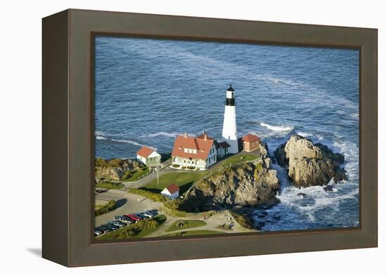 Portland Head Lighthouse, Cape Elizabeth, Maine-Joseph Sohm-Framed Premier Image Canvas