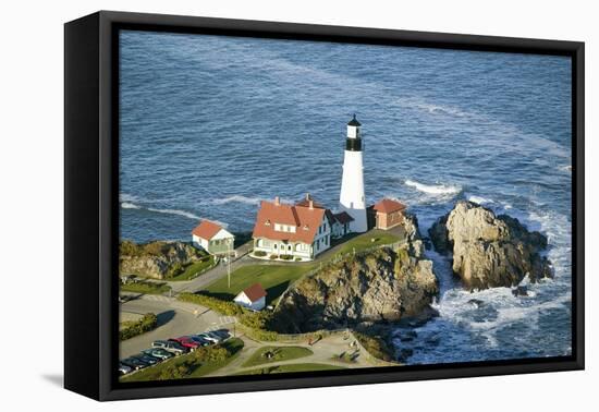 Portland Head Lighthouse, Cape Elizabeth, Maine-Joseph Sohm-Framed Premier Image Canvas