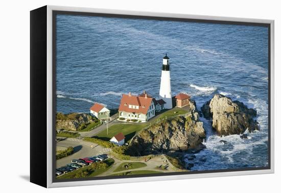 Portland Head Lighthouse, Cape Elizabeth, Maine-Joseph Sohm-Framed Premier Image Canvas