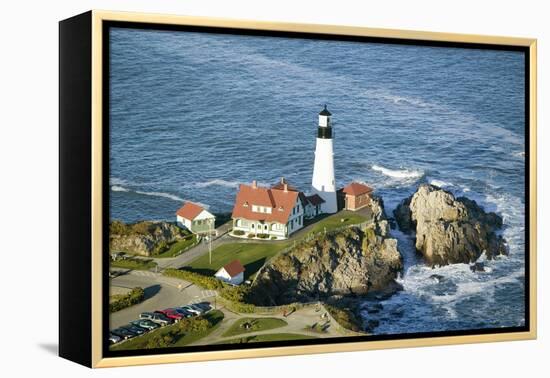 Portland Head Lighthouse, Cape Elizabeth, Maine-Joseph Sohm-Framed Premier Image Canvas