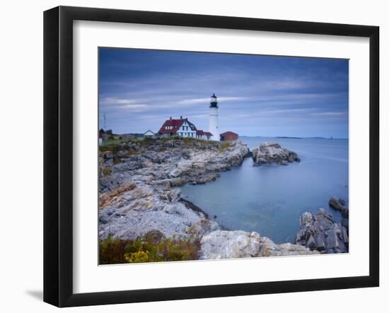 Portland Head Lighthouse, Maine, USA-Alan Copson-Framed Photographic Print