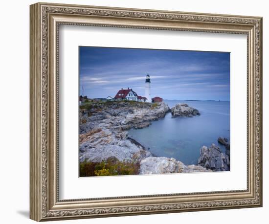 Portland Head Lighthouse, Maine, USA-Alan Copson-Framed Photographic Print