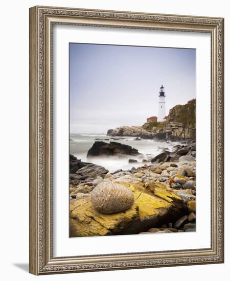 Portland Head Lighthouse, Portland, Maine,New England, United States of America, North America-Alan Copson-Framed Photographic Print