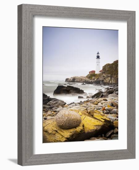 Portland Head Lighthouse, Portland, Maine,New England, United States of America, North America-Alan Copson-Framed Photographic Print