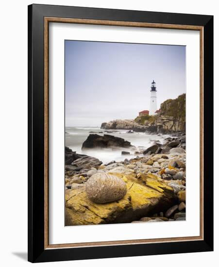 Portland Head Lighthouse, Portland, Maine,New England, United States of America, North America-Alan Copson-Framed Photographic Print