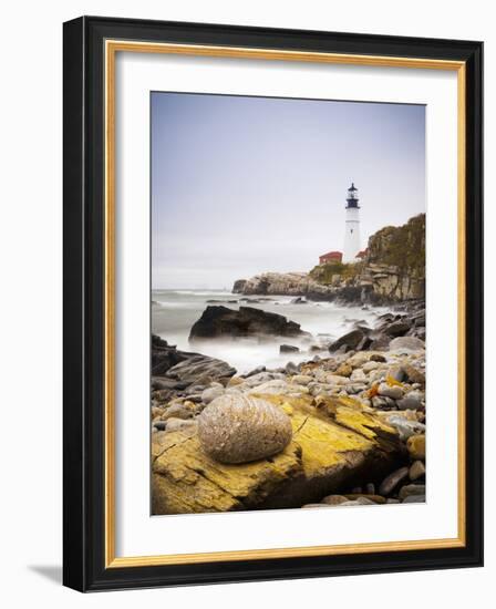 Portland Head Lighthouse, Portland, Maine,New England, United States of America, North America-Alan Copson-Framed Photographic Print