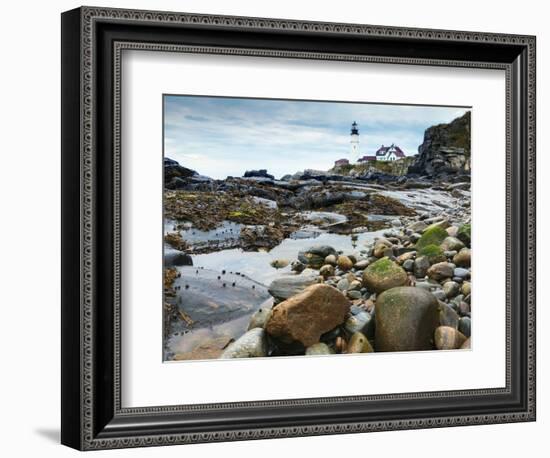 Portland Head Lighthouse, Portland, Maine, New England, United States of America, North America-Alan Copson-Framed Photographic Print