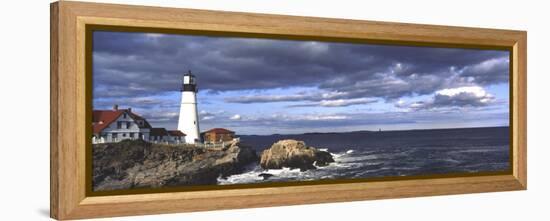 Portland Head Lighthouse, Portland, Maine, USA-Bill Bachmann-Framed Premier Image Canvas