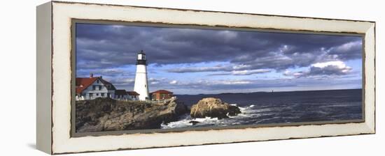 Portland Head Lighthouse, Portland, Maine, USA-Bill Bachmann-Framed Premier Image Canvas