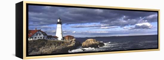 Portland Head Lighthouse, Portland, Maine, USA-Bill Bachmann-Framed Premier Image Canvas