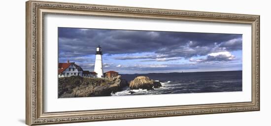 Portland Head Lighthouse, Portland, Maine, USA-Bill Bachmann-Framed Photographic Print