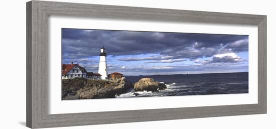 Portland Head Lighthouse, Portland, Maine, USA-Bill Bachmann-Framed Photographic Print