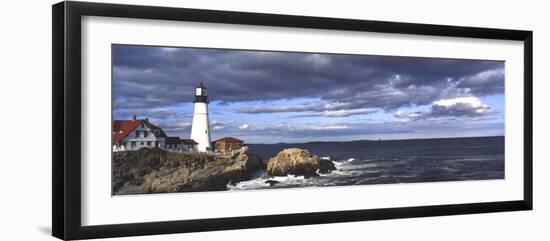 Portland Head Lighthouse, Portland, Maine, USA-Bill Bachmann-Framed Photographic Print