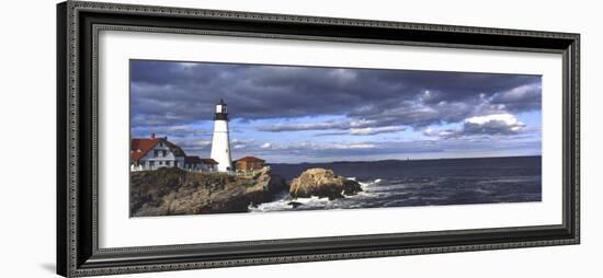 Portland Head Lighthouse, Portland, Maine, USA-Bill Bachmann-Framed Photographic Print