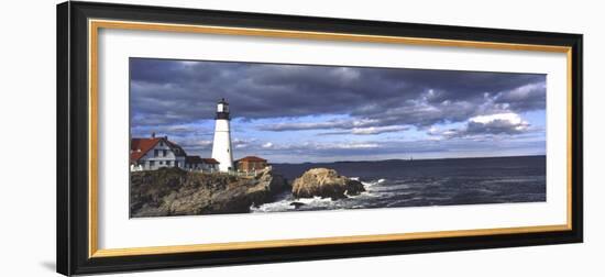 Portland Head Lighthouse, Portland, Maine, USA-Bill Bachmann-Framed Photographic Print