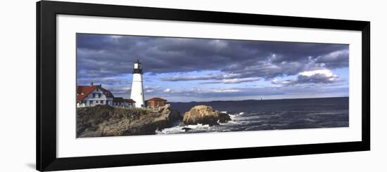 Portland Head Lighthouse, Portland, Maine, USA-Bill Bachmann-Framed Photographic Print