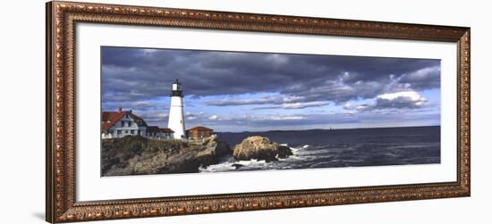 Portland Head Lighthouse, Portland, Maine, USA-Bill Bachmann-Framed Photographic Print