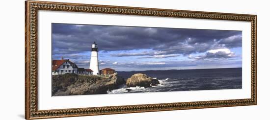 Portland Head Lighthouse, Portland, Maine, USA-Bill Bachmann-Framed Photographic Print