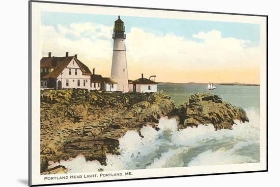 Portland Head Lighthouse, Portland, Maine-null-Mounted Art Print