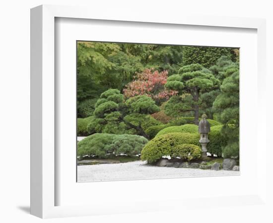 Portland Japanese Garden, Oregon, USA-William Sutton-Framed Photographic Print