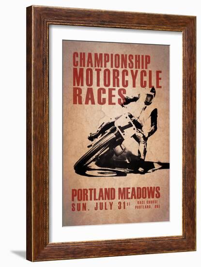 Portland Meadows-Mark Rogan-Framed Art Print