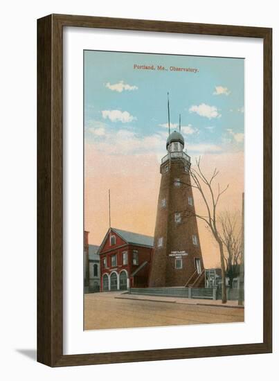 Portland Observatory, Maine-null-Framed Art Print