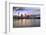 Portland Oregon Skyline at Sunset-jpldesigns-Framed Photographic Print