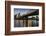 Portland Oregon Skyline under Hawthorne Bridge-jpldesigns-Framed Photographic Print