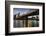 Portland Oregon Skyline under Hawthorne Bridge-jpldesigns-Framed Photographic Print