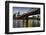 Portland Oregon Skyline under Hawthorne Bridge-jpldesigns-Framed Photographic Print