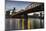 Portland Oregon Skyline under Hawthorne Bridge-jpldesigns-Mounted Photographic Print